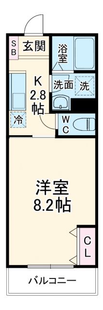 トレフル三郷中央の間取り