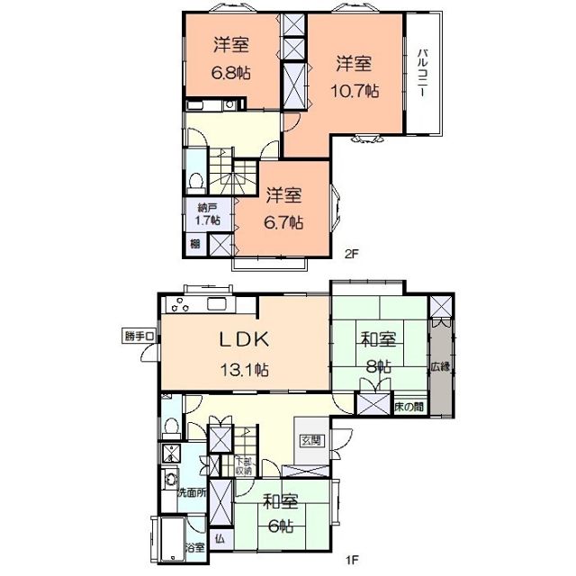 秦野市末広町のその他の間取り