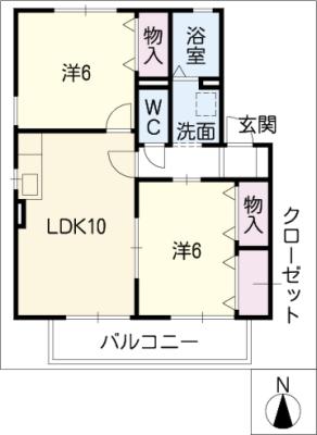 オーチャードタウンＣ棟の間取り