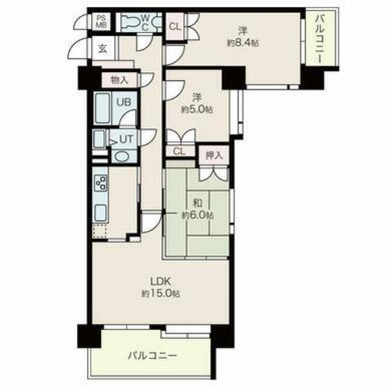 ダイアパレス小町の間取り