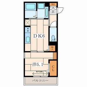 横浜市旭区鶴ケ峰のアパートの間取り