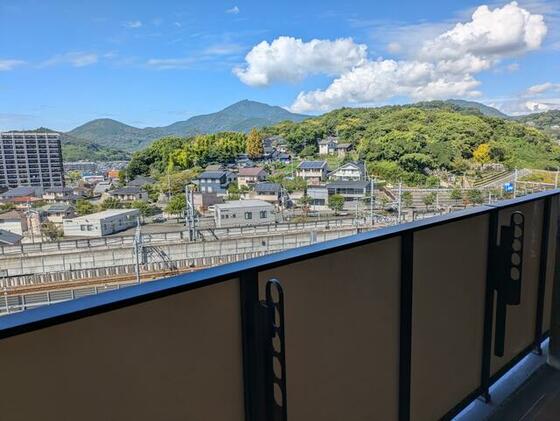 【熊本市西区春日のマンションの眺望】