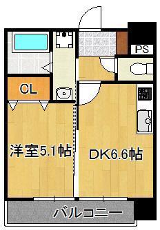 ラ・ヴェリテ鍛冶町の間取り