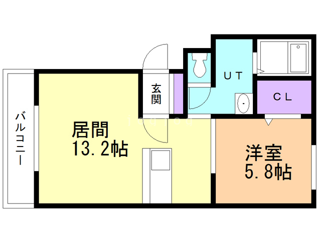 【メゾンカメリアの間取り】