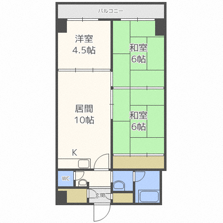 第２タヂカビルの間取り