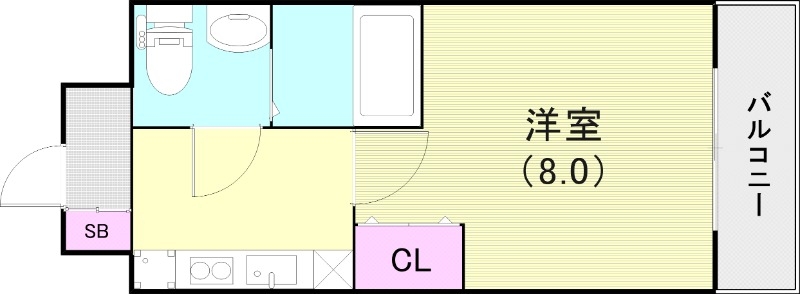 マロワール神戸の間取り