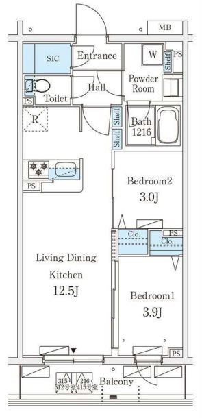 【テラス杉並方南町の間取り】