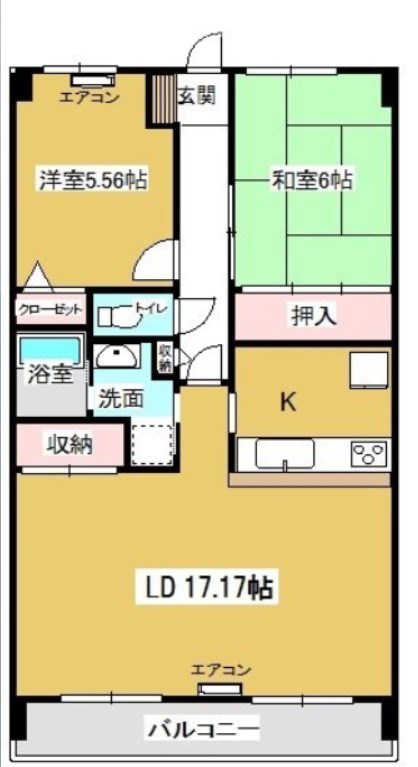 ネットシティー潮崎の間取り