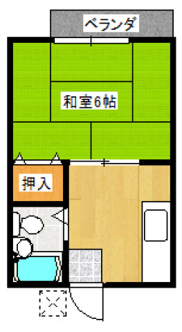 ハイツ浦上台の間取り