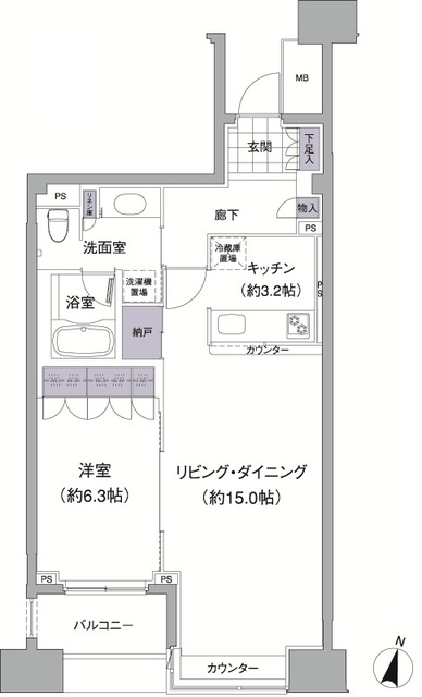 アビティ目黒の間取り