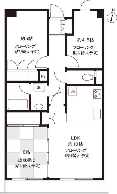 パークノヴァ南町田の間取り