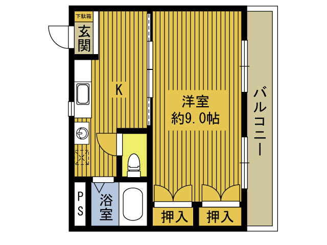 春日Ｒアパートメントの間取り