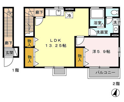 【四葉の光の間取り】