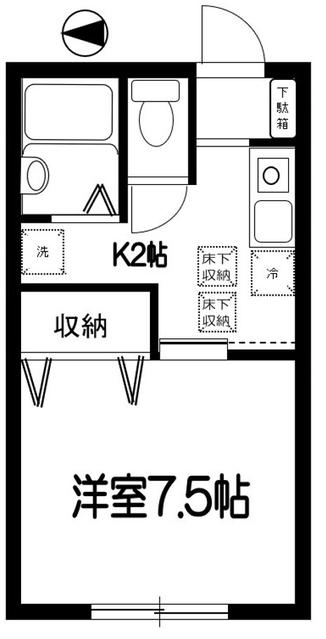 サザンコート１の間取り