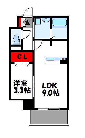 糟屋郡粕屋町原町のマンションの間取り