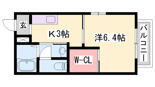 カームＭの間取り