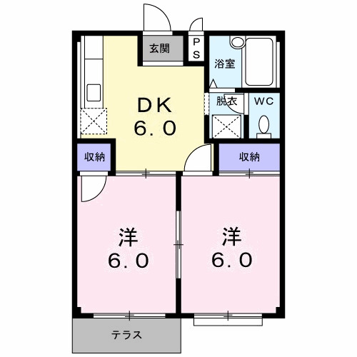 メゾンドグレコの間取り