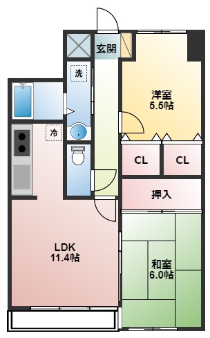 ボナールタカシIIの間取り