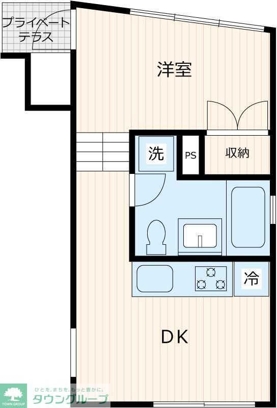 文京区向丘のマンションの間取り