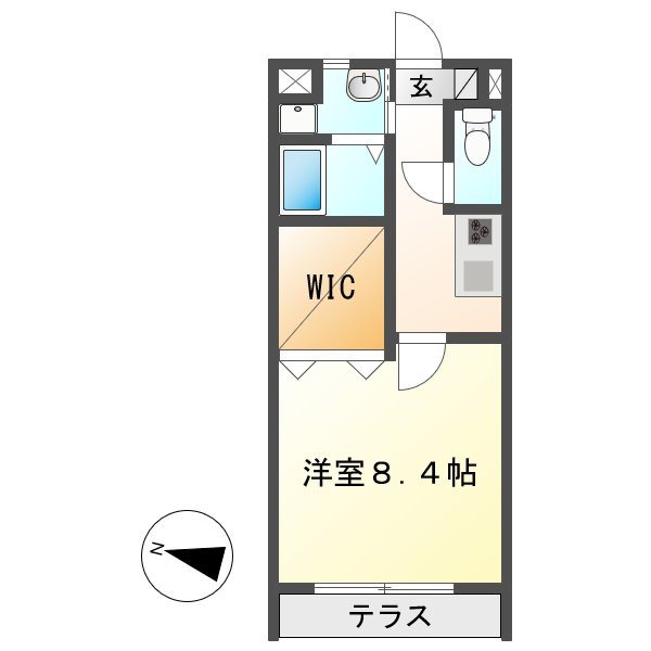 Apartment NAKAYAの間取り