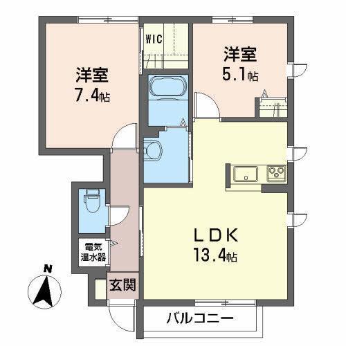 ［シャーメゾン］シャーメゾン・グランＡの間取り