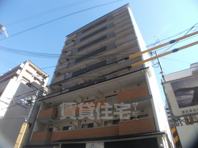 京都市中京区下古城町のマンションの建物外観