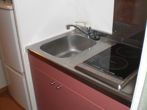 キッチン　うれしい２口の電気コンロ♪