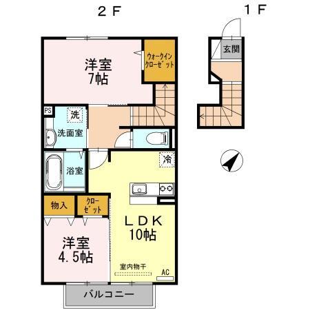 オルテンシアの間取り
