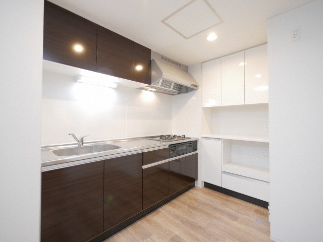 キッチン　人気のシステムキッチンタイプです。