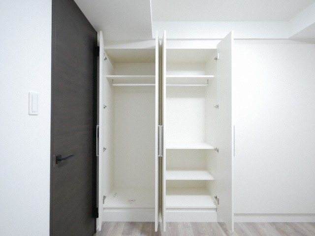 収納　クローゼット付きです。