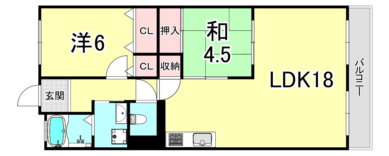 エクセル舞子の間取り