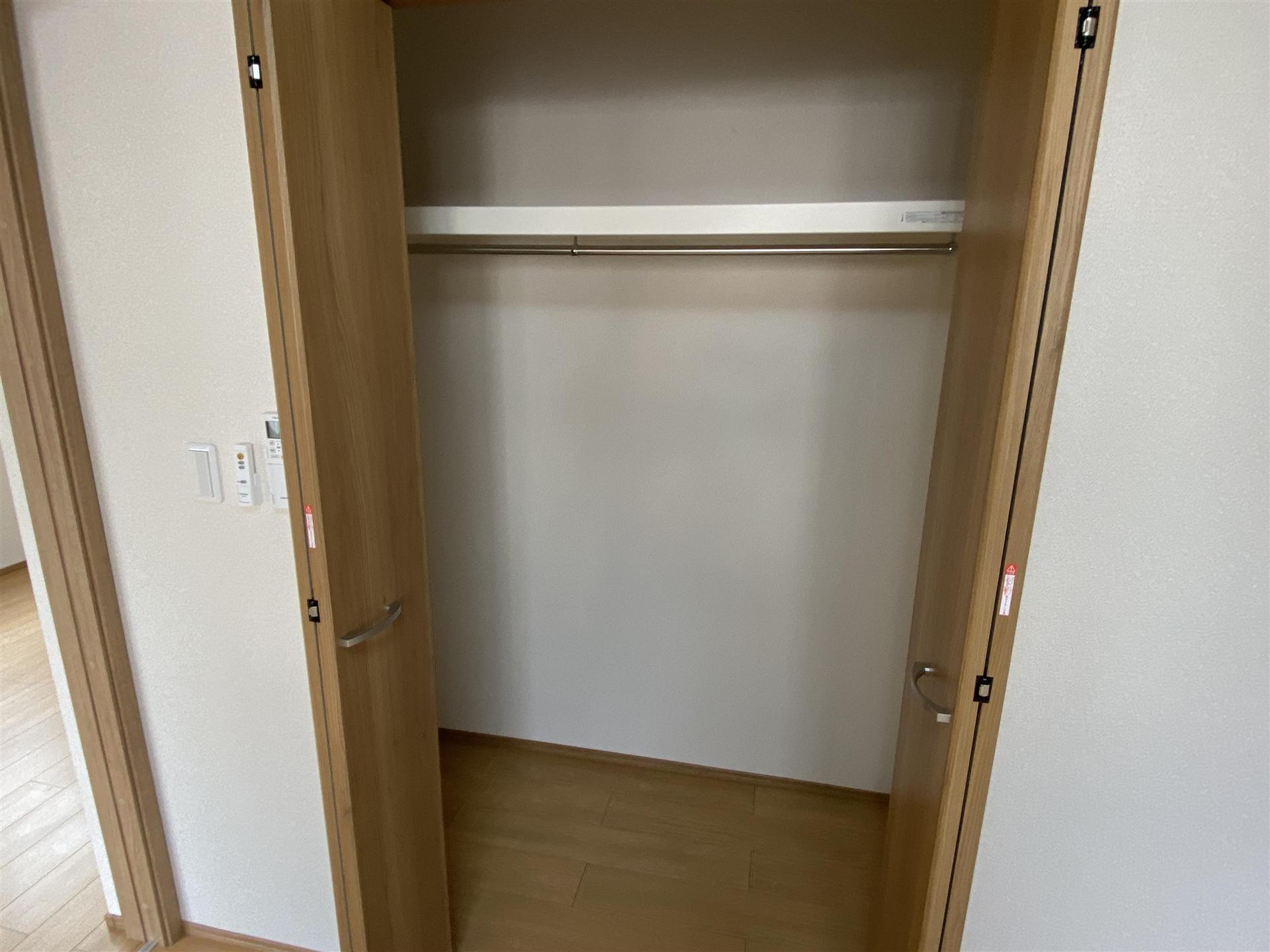 収納　クローゼットで収納もラクラクです！