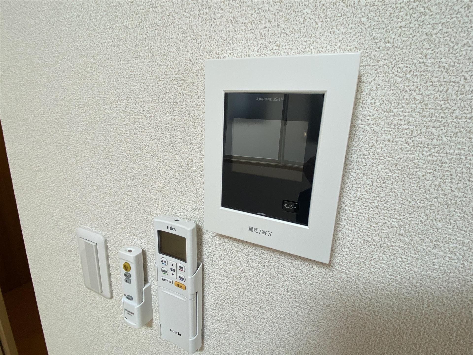 セキュリティ　室内からでも来訪者がわかり安心です。