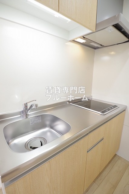 キッチン　2口コンロのシステムキッチンです！