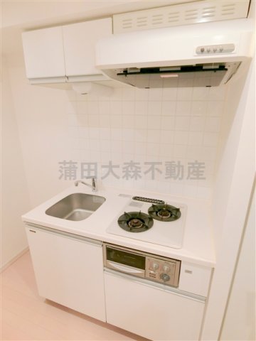 キッチン　2口ガスグリル付システムキッチン