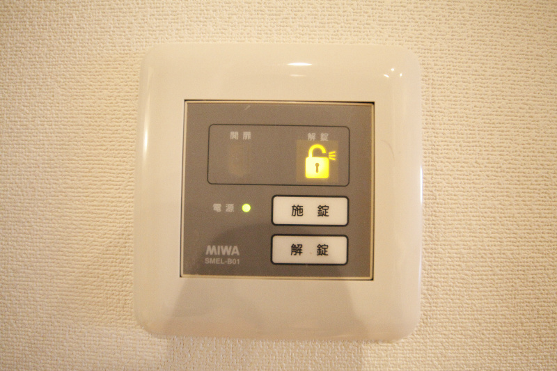 その他　玄関　施錠ボタン