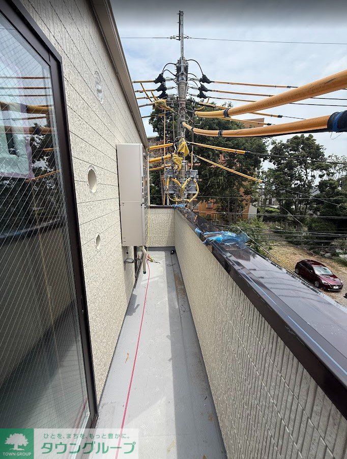 バルコニー　建築中