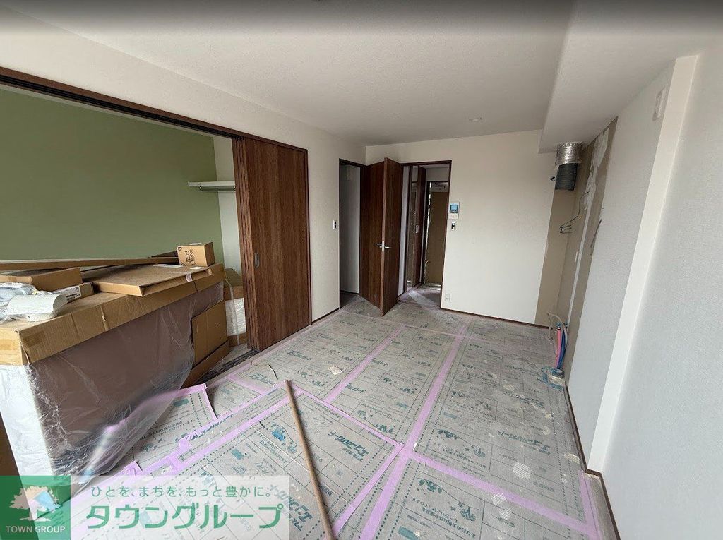 居室・リビング　建築中