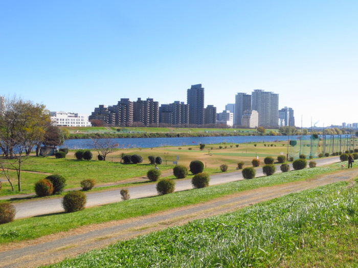 公園　多摩川（公園）まで20m
