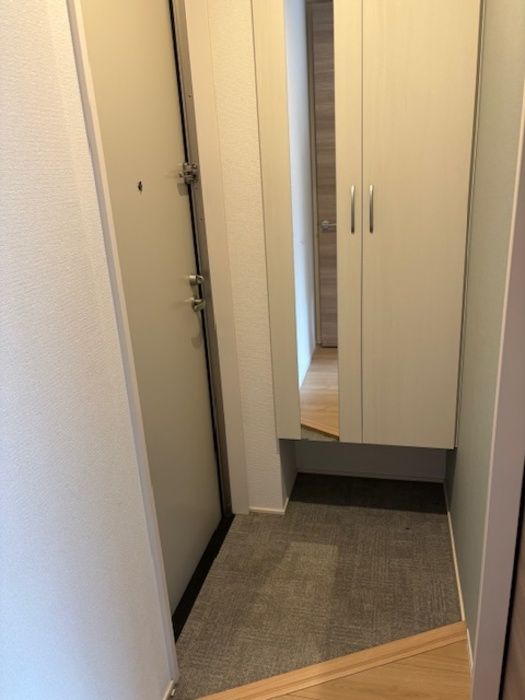 玄関　シューズボックス付きの玄関です☆