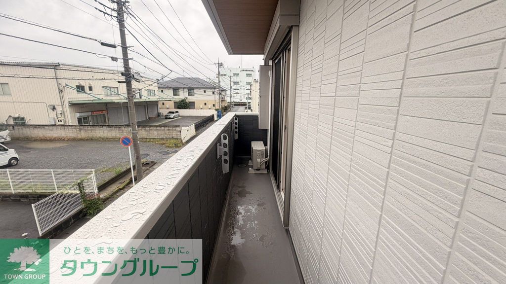 バルコニー　庭
