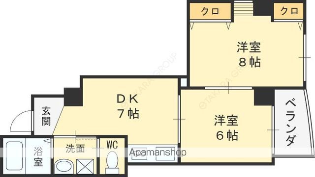 ヴィエント フレスコの間取り写真