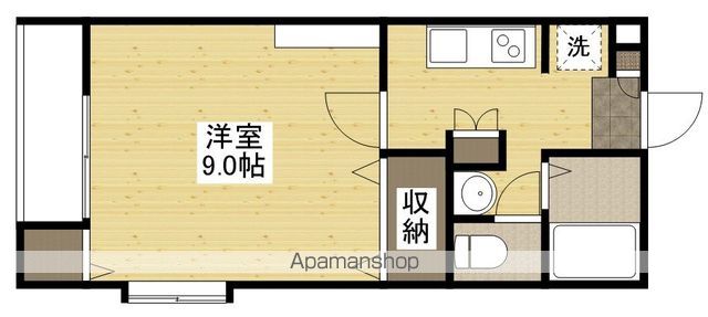 ポールスター田の間取り写真