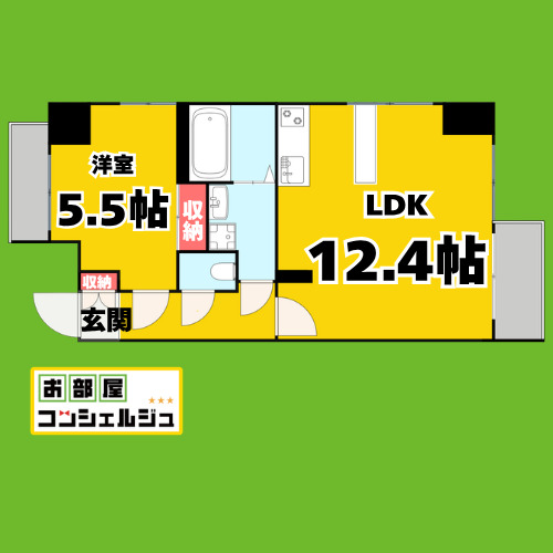 レジディア久屋大通IIの間取り写真