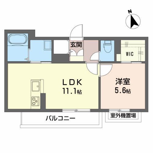 シャーメゾン イーフィールドの間取り写真