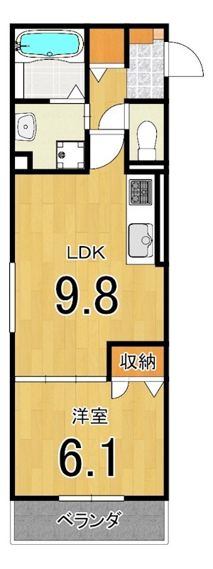 D-residence二条の間取り写真