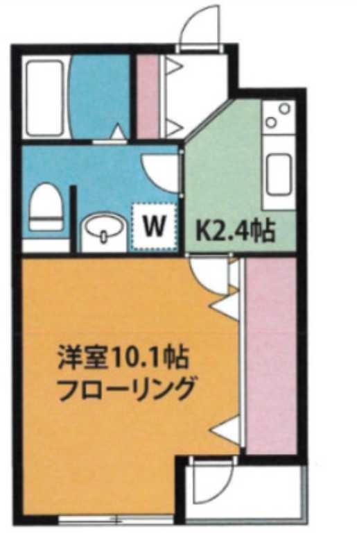 東急田園都市線 三軒茶屋駅 徒歩10分 2階建 築20年の間取り写真