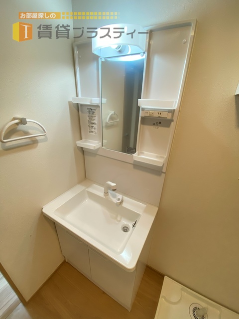 洗面設備　準備の捗る独立タイプ