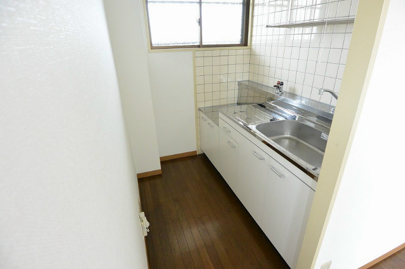 キッチン　2口ガスコンロ設置可能