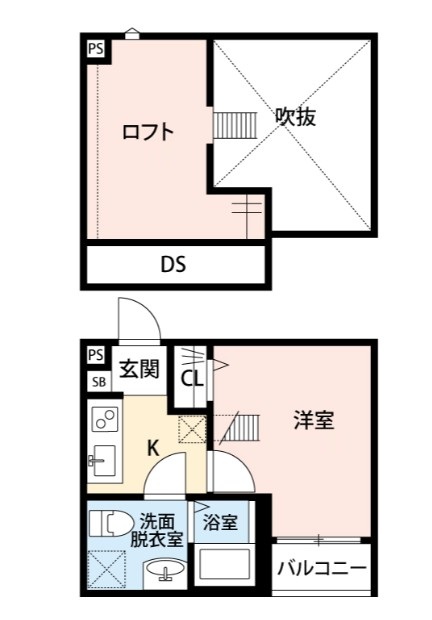 西武新宿線 新所沢駅 徒歩9分 2階建 築11年の間取り写真